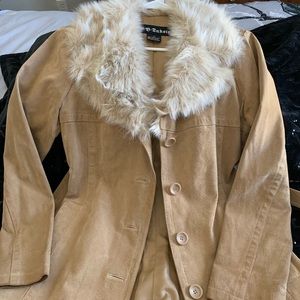 Faux Fur & Leather Jacket